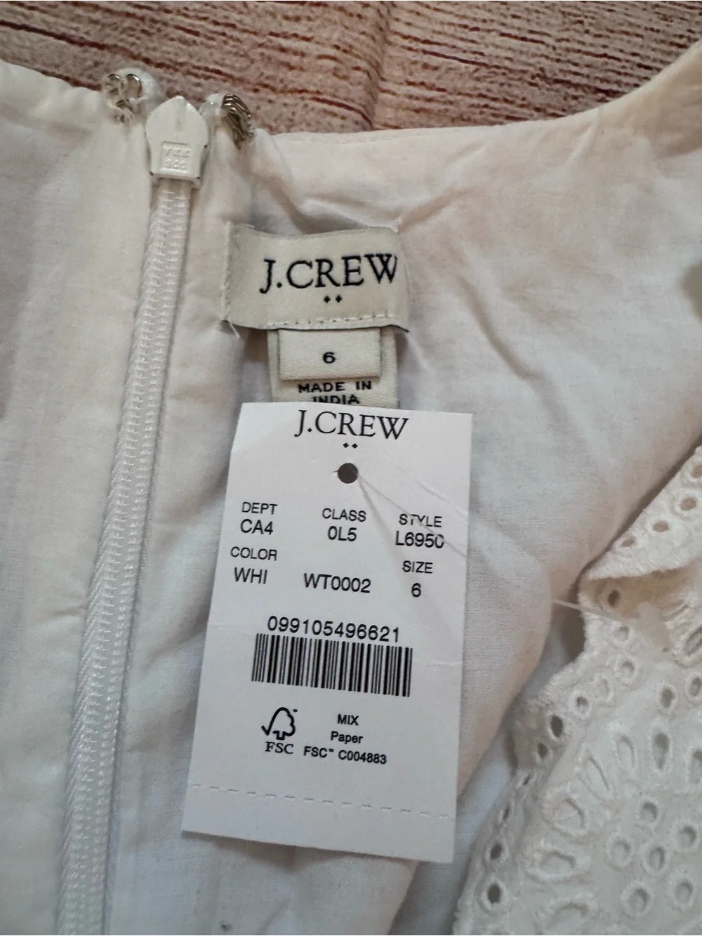 J. Crew nwt white